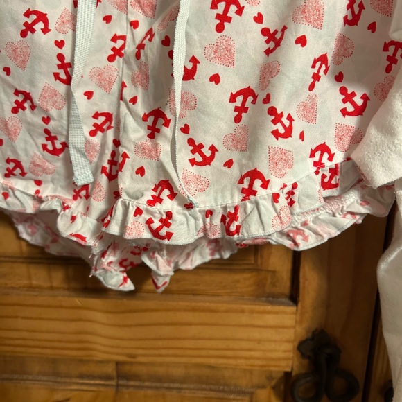 Jasmine & Ginger Anchor and Hearts 2 piece Pajamas Set - Picture 5 of 7